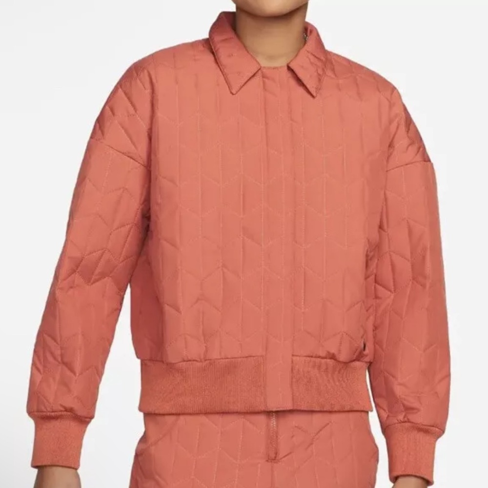 Nike Sportswear Essentials Women's Quilted Woven Jacket Burnt Sunrise XL